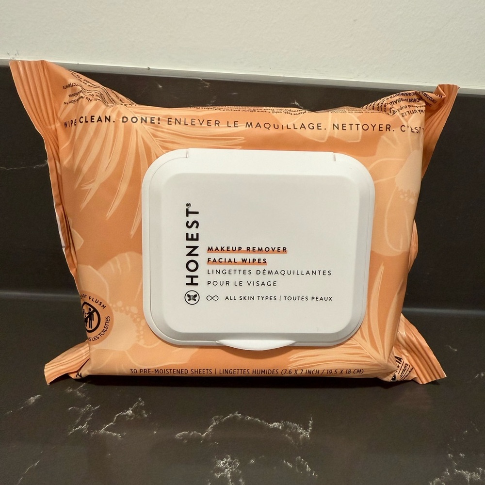 Honest beauty makeup wipes brand new